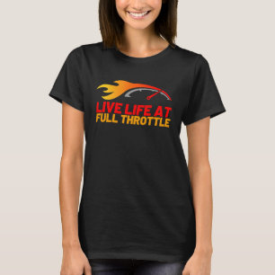 Camiseta Vida Ao Vivo Na Corrida De Arrastões De Cheio
