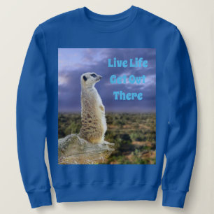 Camiseta Vida Ao Vivo, Saia Lá, Meerkat,