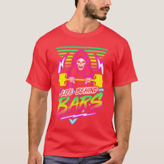 Camiseta Vida Atrás das Grades Academia Ceifador Retro Neon