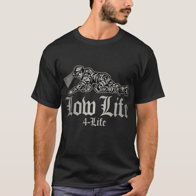 CAMISETA VIDA BAIXA POR 4 VIDAS (Frente)
