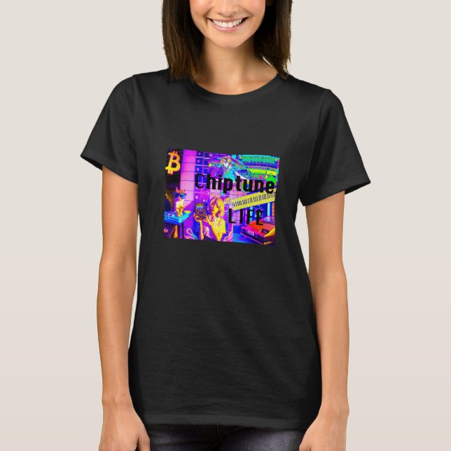 Camiseta Vida Chiptune   (Frente)
