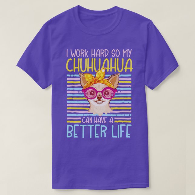 Camiseta vida chuahuahua (Frente do Design)