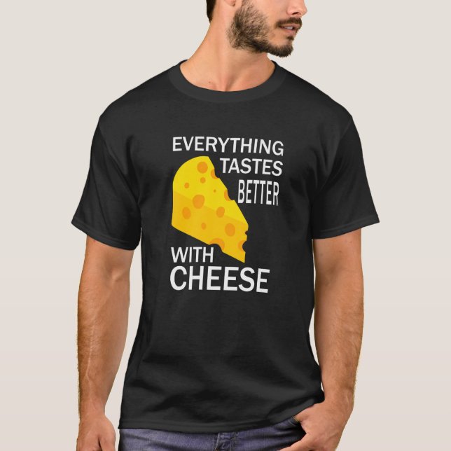 Camiseta Vida Com Queijo Que Come Comida Orgânica (Frente)