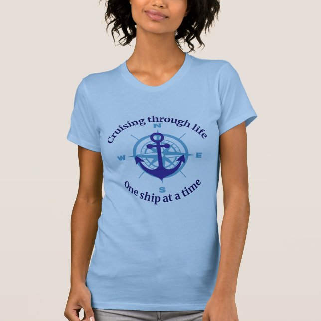 Camiseta Vida Cruzada Náutica (Frente)