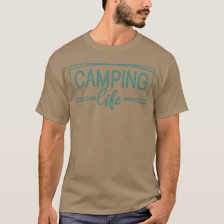 Camiseta Vida de Acampamento Aventura de Acampamento Amante