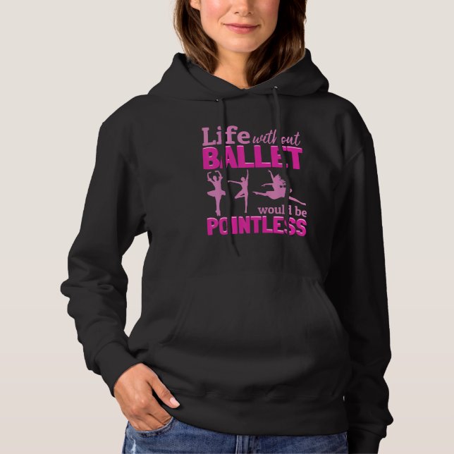 Camiseta Vida de Bailarina de Ballet Sem Ballet Seria Sem S (Frente)