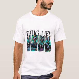 Camiseta vida de bandido halloween fofo