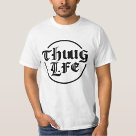 Camiseta Vida de Bandido Letras Góticas em Negrito