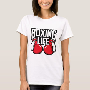 Camiseta Vida de Boxe para Boxeadores Profissionais Amadore
