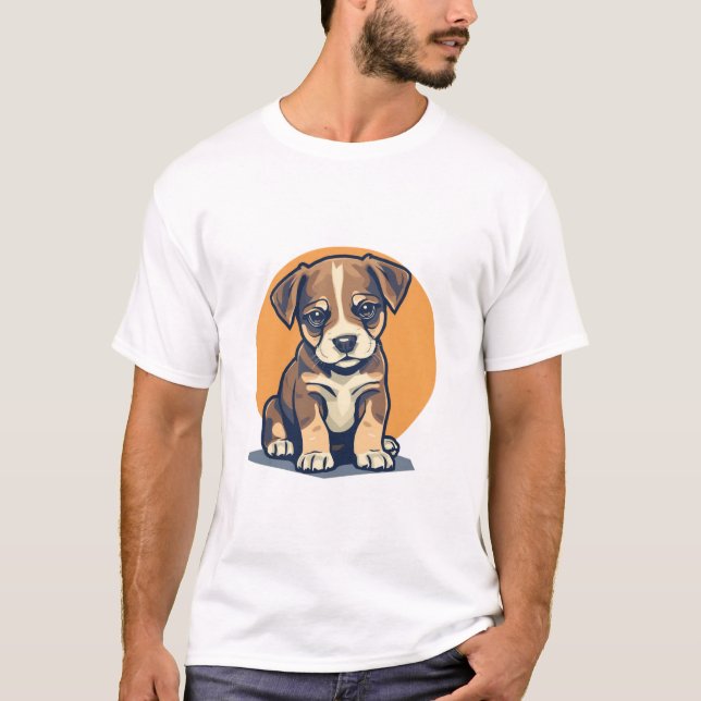 Camiseta Vida de Cachorrinho | Camiseta Divertida  (Frente)