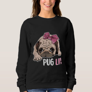 Camiseta vida de cão, pug engraçado, cão de cão, presentes