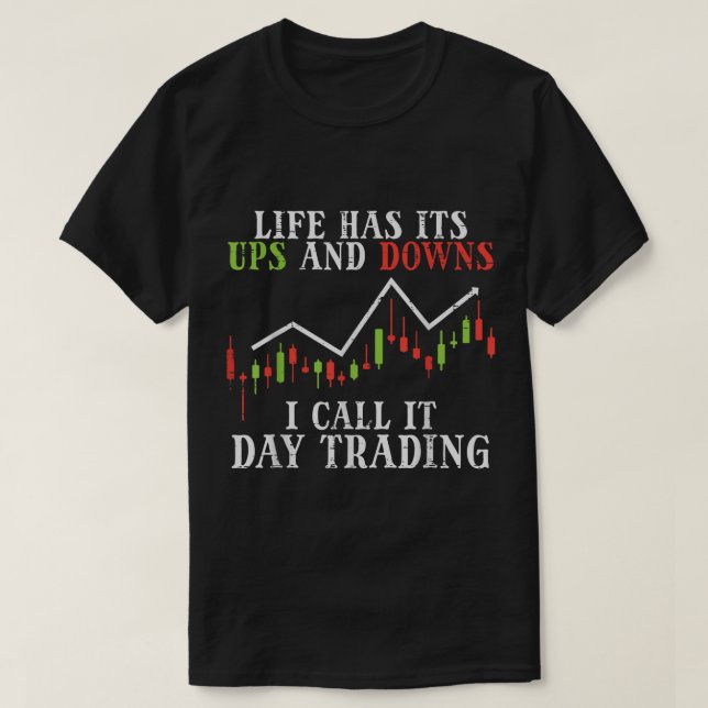 Camiseta Vida de Design de Negociação Divertida (Frente do Design)