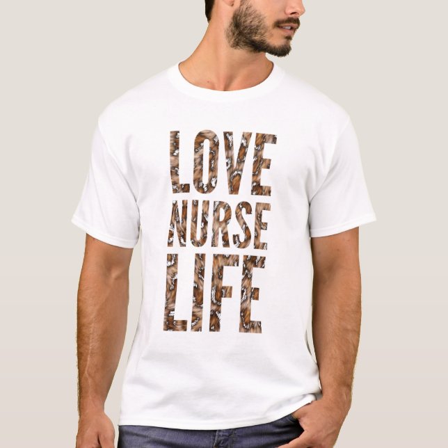 Camiseta Vida de enfermeira de amor (Frente)