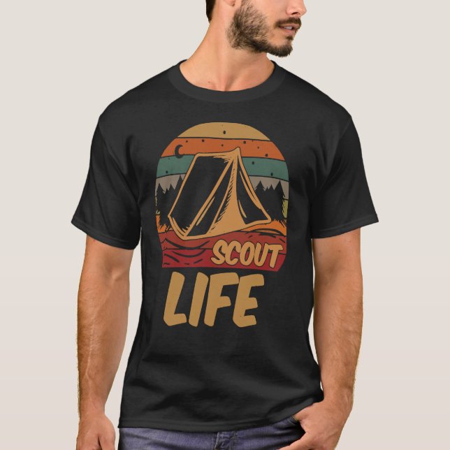 Camiseta Vida de escoteiro (Frente)