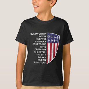 Camiseta Vida de Escoteiro Bandeira de Escotismo Amantes de