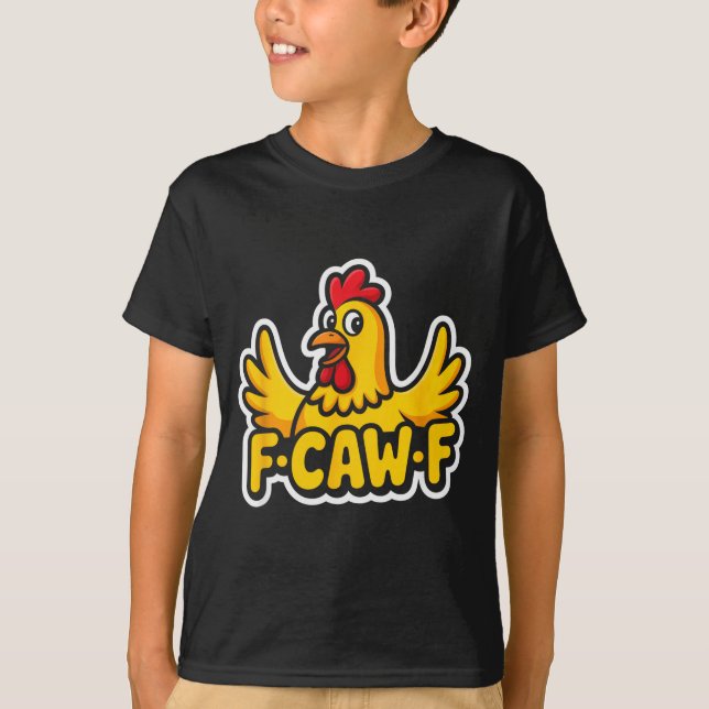 Camiseta Vida de Fife Engraçado Frango Sarcástico Fcawf (Frente)