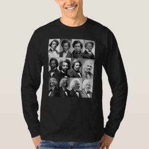 Camiseta Vida de Frederick Douglass História Negra Antiga