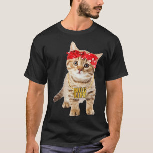 Camiseta Vida de Gângster Bandido Abraço Corrente de Ouro G