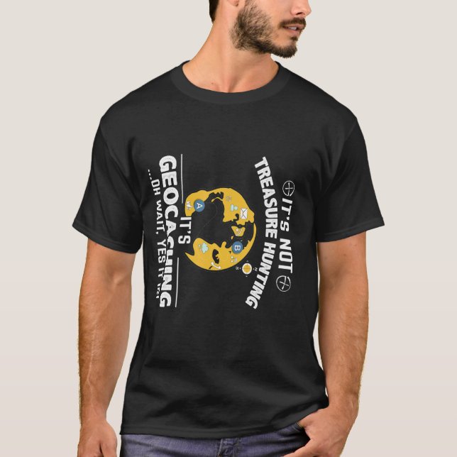 Camiseta Vida de Geocaching Geográfico do Explorador de Tra (Frente)
