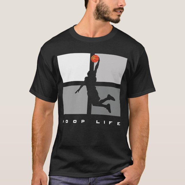 Camiseta Vida de Hoop no Basquete (Frente)