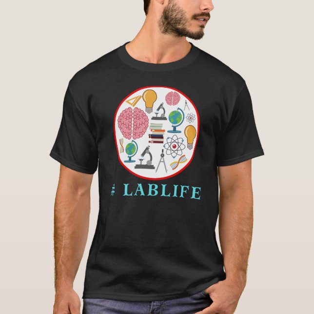 Camiseta Vida de Laboratório - Vida de Laboratório (Frente)