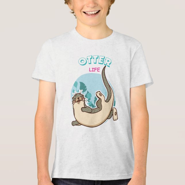 Camiseta Vida de lontra (Frente)