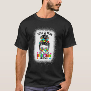 Camiseta Vida de Mãe Autista Conscientização Desarrumado Qu