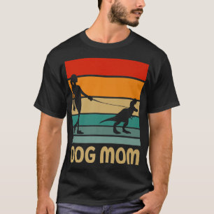 Camiseta Vida de Mãe de Cachorro Dinossauro Dino Mamãe Mulh