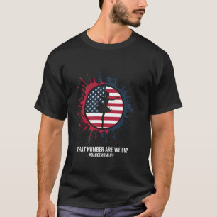 Camiseta Vida de Mãe de Dança Bandeira Americana Bailarina 
