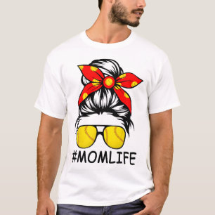 Camiseta Vida de Mãe Dy Dia das Mães Cabelo Desarrumado