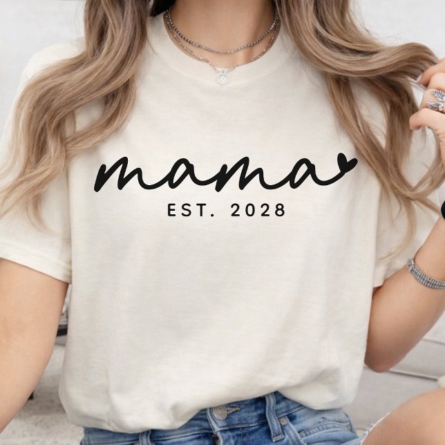 Camiseta Vida de Mãe | Roteiro Personalizado para Chás de B (cool mom shirt gift, baby shower mama shirt gift, personalized motherhood shirt gift, mama shirt)