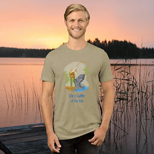 Camiseta Vida de Pesca: Eu Preferencialmente