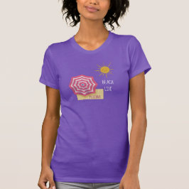 Camiseta Vida de praia personalizada