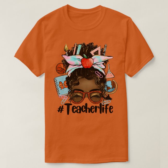 Camiseta Vida de professor 1 (Frente do Design)