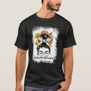 Camiseta Vida de Professora de Arte Coque Desarrumado De Vo