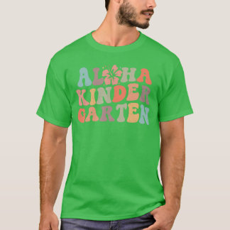 Camiseta Vida de Professora de Jardim de Infância Retro Alo