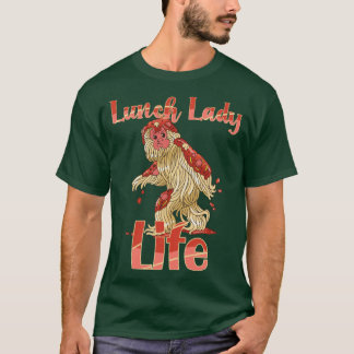 Camiseta Vida de Senhora do Almoço para Mulheres, Monstro d