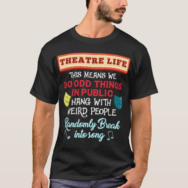 Camiseta Vida de Teatro (Frente)