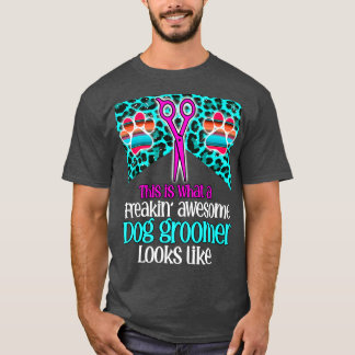Camiseta Vida de tosador de cães animal gato cães tosador t