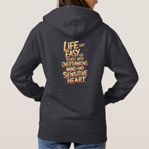 Camiseta Vida de um Design de Cardíaco Sensível e Superpens