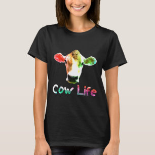 Camiseta Vida de Vaca Fazendeiro Agricultura Avicultura Lat