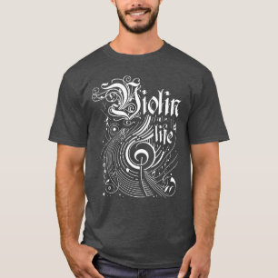 Camiseta Vida de Violino de Música Onda