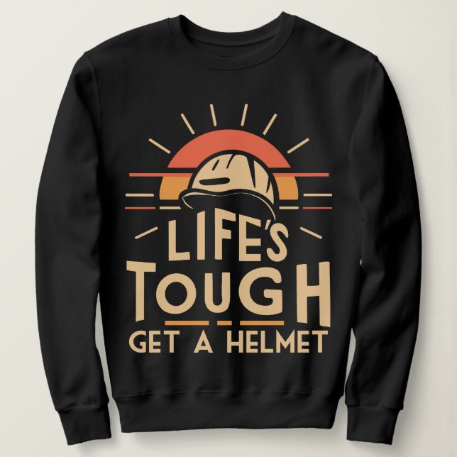 Camiseta Vida Difícil Obter Um Capacete (Frente do Design)