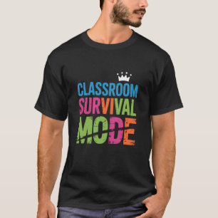 Camiseta Vida Divertida de Professor Modo Sobrevivência na