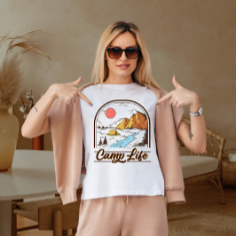 Camiseta Vida do acampamento