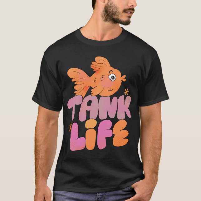 Camiseta Vida do Aquário (Roxo) (Frente)