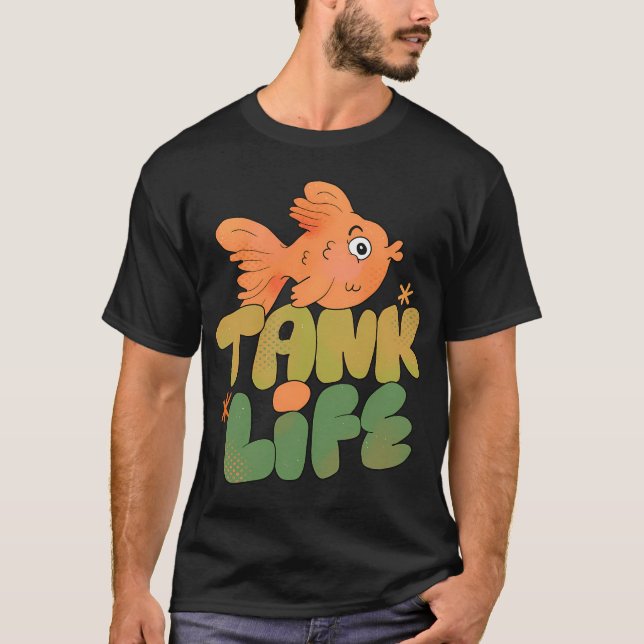 Camiseta Vida do Aquário (Verde) (Frente)