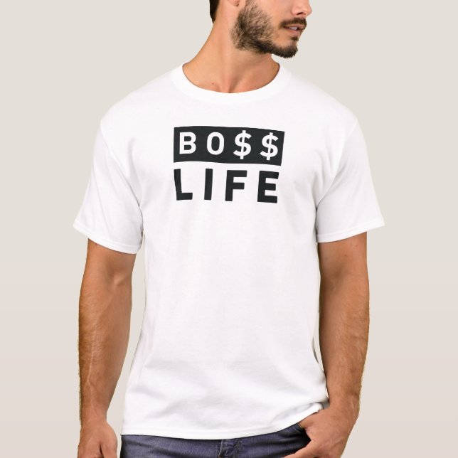 Camiseta Vida do chefe (Frente)