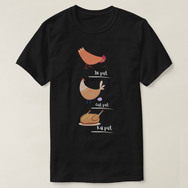 Camiseta vida do frango (Frente do Design)