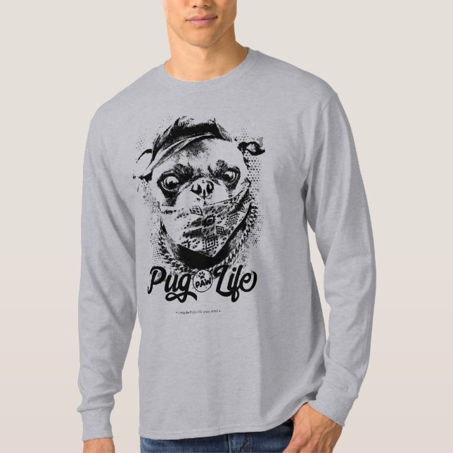 Camiseta Vida do Pug Paw (Frente)